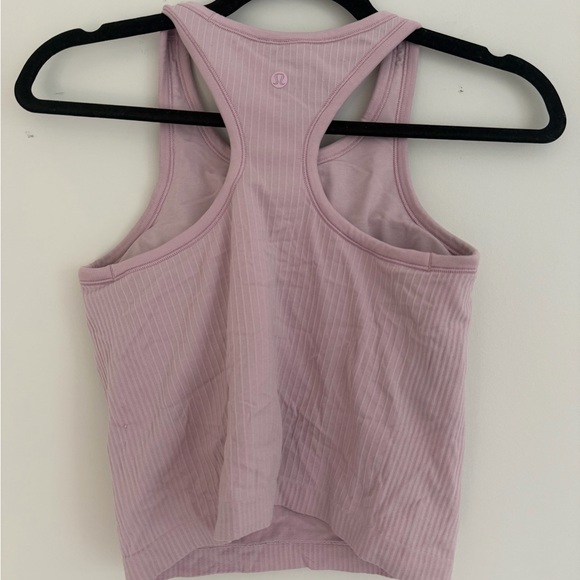 Lululemon Pink Ribbed Tank Top - Picture 2 of 3